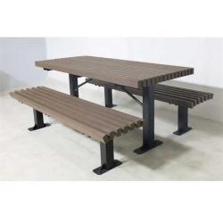Стол для пикника на 4-6 человек, деревянный, для ресторанов, парков и садов (арт. 3112453)
