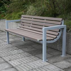 Парковая скамья на 2-3 человека, 5-6 футов, с деревянной спинкой, для улиц и садов (арт. 3112462)