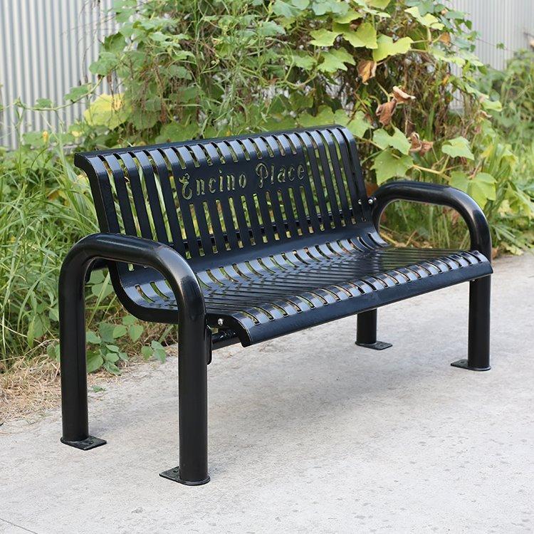 Металлическая скамья на 2-3 места, 4-6 футов, для парков и общественных зон (арт. 3112470)