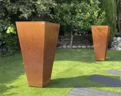 Кашпо из коррозионно-стойкой стали, большого размера, для садов и улиц (арт. 3112501)