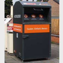 Большая урна для сбора одежды и обуви, металлическая, для благотворительности (арт. 3112504)