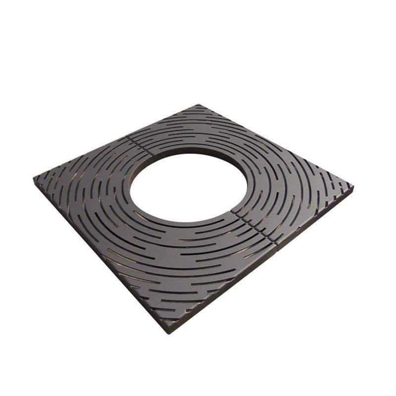 Решётка для деревьев, квадратная, для улиц и тротуаров, высокое качество (арт. 3112559)