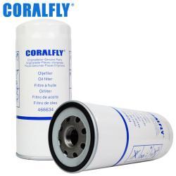 Масляный фильтр CORALFLY 466634 LF17505 P550519 для экскаваторов (арт. 25-20125406)