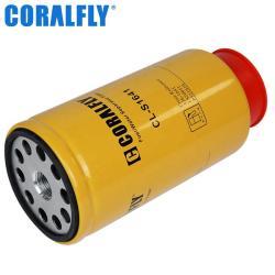 Топливный фильтр-водоотделитель CORALFLY для дизельного двигателя 3261641 P551110 326-1643 326-1641 3261644 1R0770 1R-0770 (арт. 20-20125531)