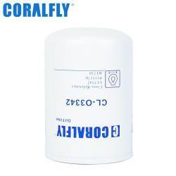 Масляный фильтр CORALFLY CL-O3342 LF3342 BT230 P555570 для FAW (арт. 20-20125571)
