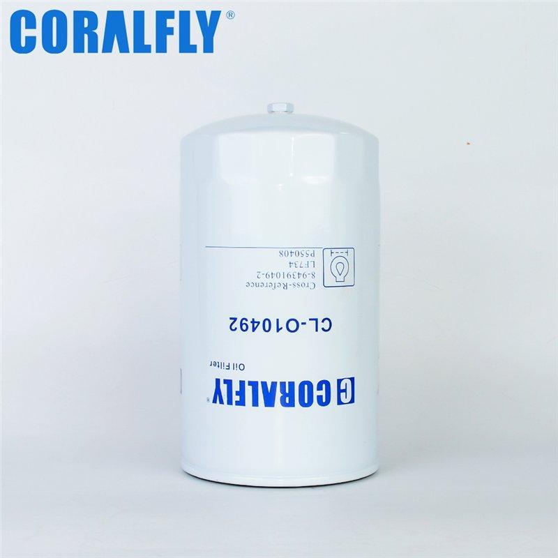 Масляный фильтр CORALFLY CL-O10492 8-94391049-2 LF734 (арт. 20-20125623)