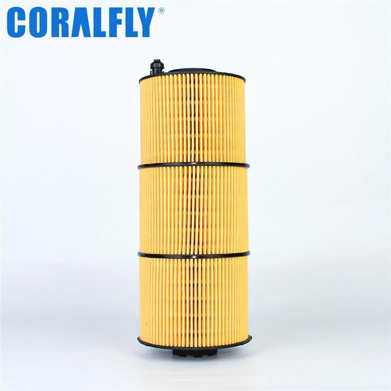 Масляный фильтр CORALFLY CL-017822 2253989 LF17822 P584026 для грузовиков (арт. 20-20125633)