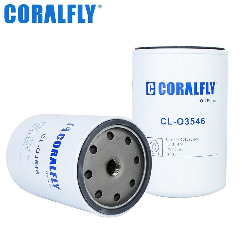 Масляный фильтр CORALFLY LF3546 CL-O3546 P551257 B337 для грузовой техники (арт. 20-20125715)