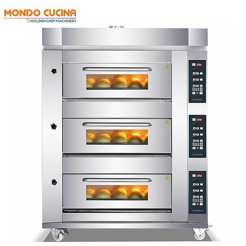 Коммерческая печь для хлеба 3 уровня 6 подносов с электрическим управлением | (арт. 25-28041614)