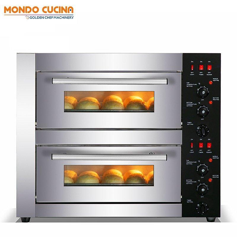 Электрическая печь 2 уровня 2 подноса с парогенерацией для выпечки хлеба | (арт. 25-28041622)