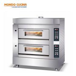 Газовая печь для пиццы и хлеба 2 яруса 4 противня коммерческая (арт. 25-28041704)