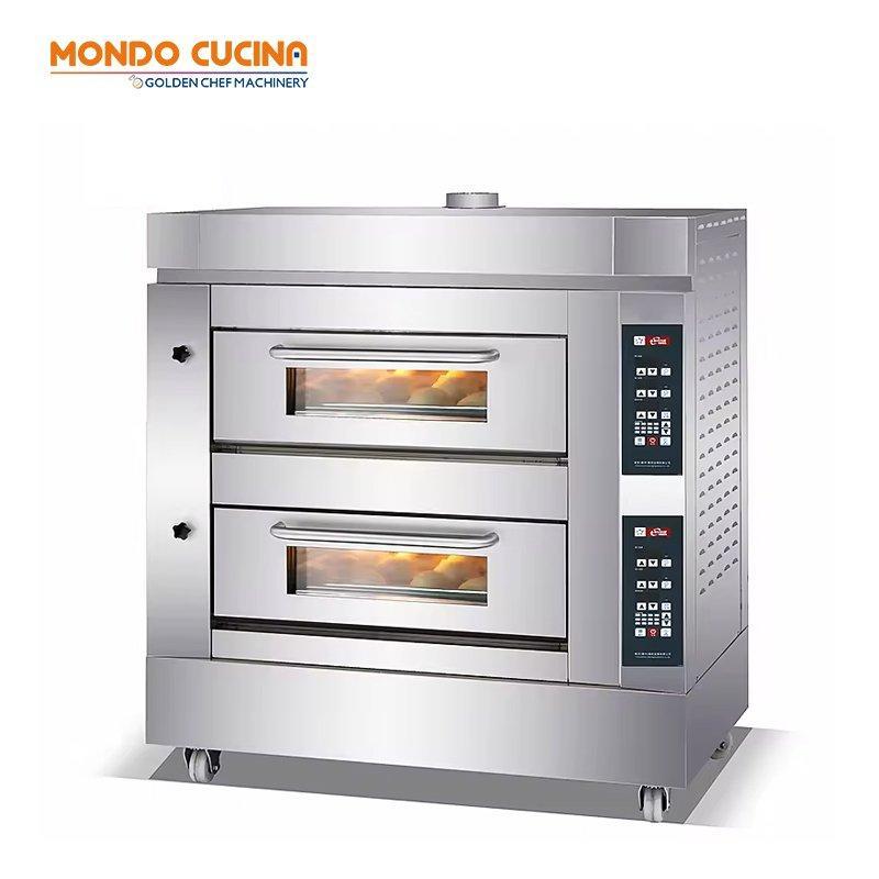 Двойная настольная газовая печь Golden Chef для выпечки и пиццы (арт. 25-28041712)