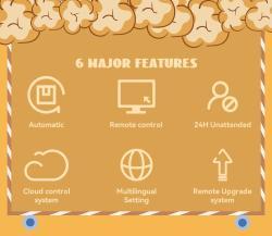 Автоматический вендинговый аппарат для попкорна для кинотеатров и торговых центров (арт. 25-28041881)