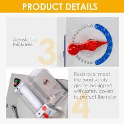 Электрическая раскаточная машина для теста для пиццы полуавтоматическая (арт. 25-28041896)