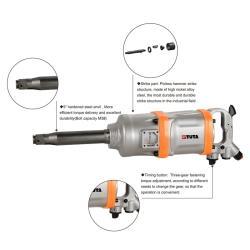 Профессиональный пневмогайковёрт TUTA 1 дюйм, 5500Нм, для тяжёлых работ (25-20051587)