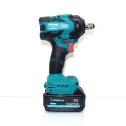 Аккумуляторный ударный гайковёрт 50–380Нм, пистолетного типа, литиевая батарея (25-20051620)