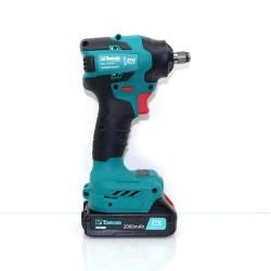 Мини-ударный гайковёрт 380Нм, бесщеточный, аккумуляторный, профессиональный уровень (25-20051628)