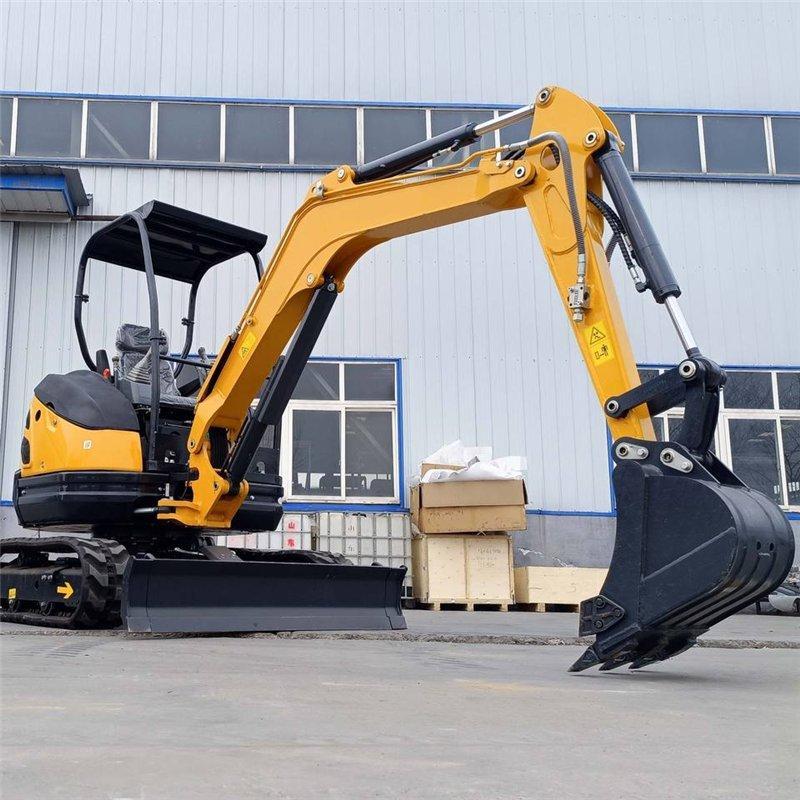 Гусеничный мини-экскаватор 1.2 тонны с гидравликой и доставкой по Китаю (арт. 25-12062253)