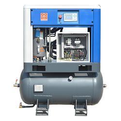 Винтовой компрессор однофазный 7.5kw 10hp профессиональный электрический промышленный (арт. 25-19062481)