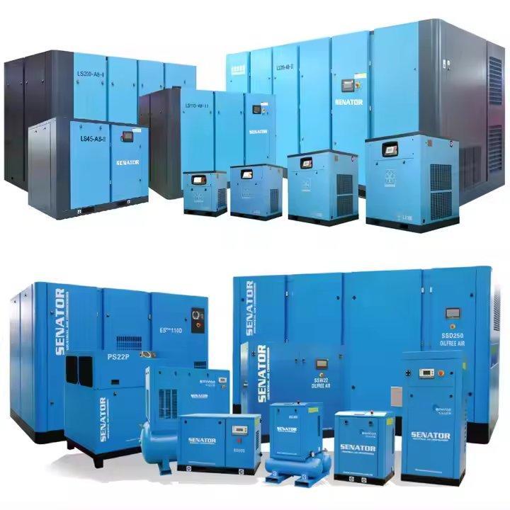 Воздушный компрессор с осушителем, резервуаром, переменным током 415 В, безмасляной смазкой (арт. 25-19062551)