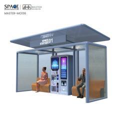 Уличная мебель с рекламной автобусной остановкой и световыми коробами (арт. 25-3071769)