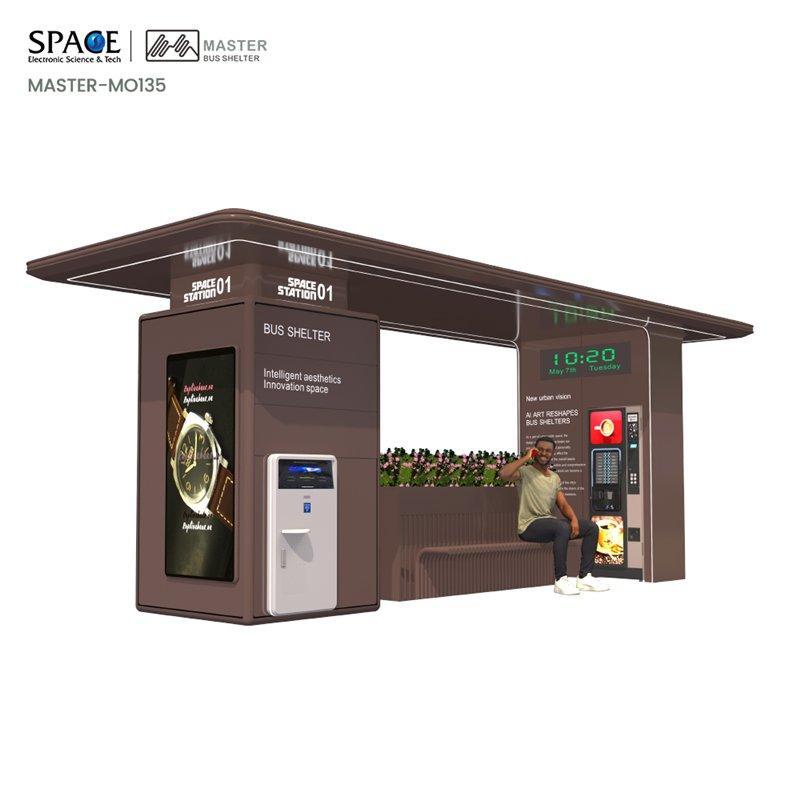 Световой короб для наружной рекламы из оцинкованной стали Intellint, публичный знак для автобусной станции (арт. 25-3071771)