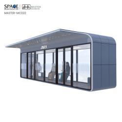 Автобусная остановка премиум-класса с охлаждением и электронным дисплеем (арт. 25-3071773)