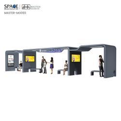 Световые короба с рекламой на остановке школьного автобуса (арт. 25-3071803)