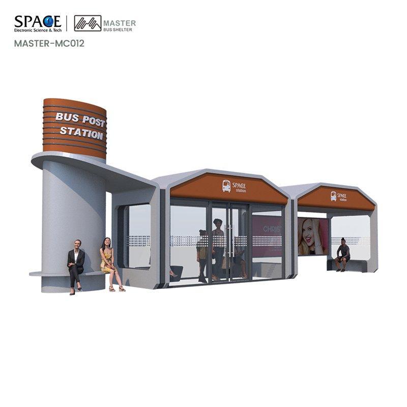 Автобусная остановка с кондиционером для города (арт. 25-3071813)