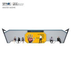 Декоративная стальная сетка для рекламных щитов, навес для коммерческого автобуса, светодиодная подсветка, алюминиевая скамья для зарядки USB (арт. 25-3071814)