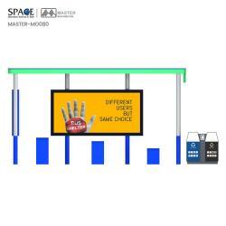 Световой короб из нержавеющей стали для автобусной остановки (арт. 25-3071815)