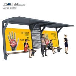 Автобусная остановка с LED подсветкой из оцинкованного металла (арт. 25-3071818)