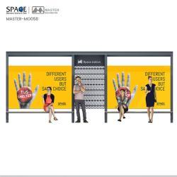 Автобусная остановка с LED подсветкой из оцинкованного металла (арт. 25-3071818)