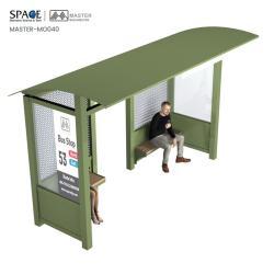 Светодиодный короб для автобусной остановки с алюминиевой рамой и закаленным стеклом (арт. 25-3071826)