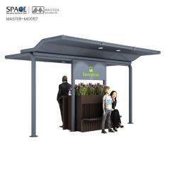 Скамья для уличной рекламы сборная металлическая прямоугольная (арт. 25-3071831)