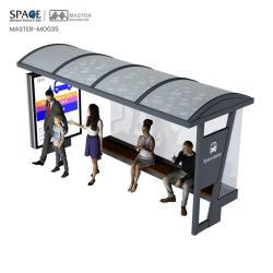 Городская мебель с индивидуальной автобусной остановкой и световым коробом (арт. 25-3071844)