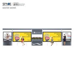 Рекламный световой короб для автобусной остановки с наружной статической конструкцией (арт. 25-3071856)