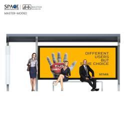 Автобусная остановка из стальной пластины GI и алюминиевого профиля (арт. 25-3071858)