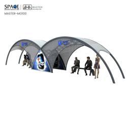 Автобусная остановка с рекламными световыми коробами из стали (арт. 25-3071864)