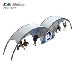 Автобусная остановка с рекламными световыми коробами из стали (арт. 25-3071864)