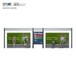 Автобусная остановка с алюминиевой световой рекламной рамкой (арт. 25-3071874)