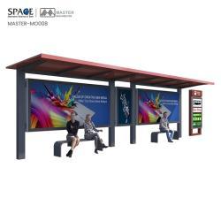 Световой короб из нержавеющей стали для автобусной остановки (арт. 25-3071875)