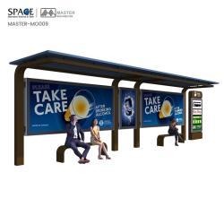 Автобусная остановка из нержавеющей стали для городских улиц (арт. 25-3071888)