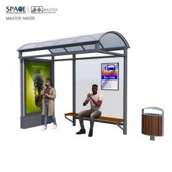 Автобусная остановка с прокручивающейся световым коробом (арт. 25-3071890)