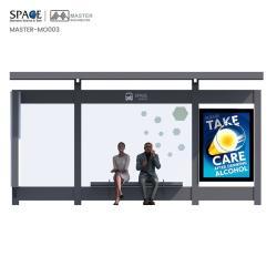 Автобусная остановка из нержавеющей стали для города с торговым автоматом (арт. 25-3071892)