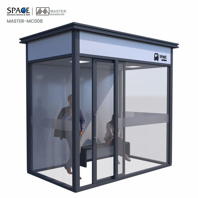 Световой короб для автобусной остановки с оцинкованным листом и закаленным стеклом (арт. 25-3071899)