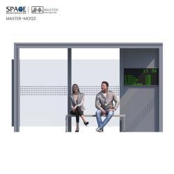 Автобусная остановка с LED дисплеем и скамейкой для улицы (арт. 25-3071907)