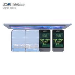 Автобусная остановка класса люкс с удобными сиденьями и рекламными световыми коробами (арт. 25-3071941)