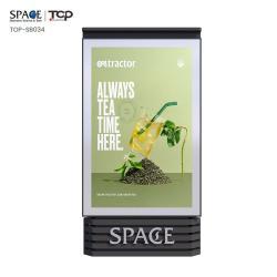 Световой рекламный щит с подсветкой сверху для улицы и дома (арт. 25-3072016)