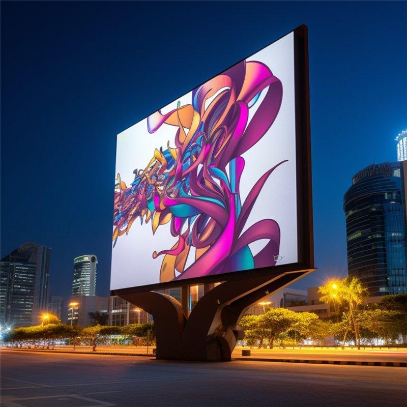 Большие наружные рекламные щиты на столбах Премиум (арт. 25-3072097)